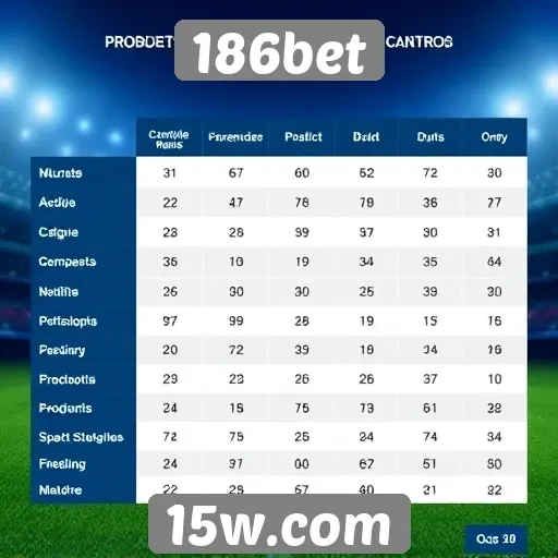 Comparativo de odds entre 186bet e concorrentes